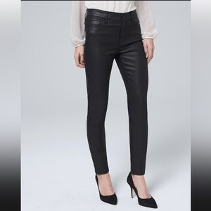 White House Black Market Skinny Coated Jeans